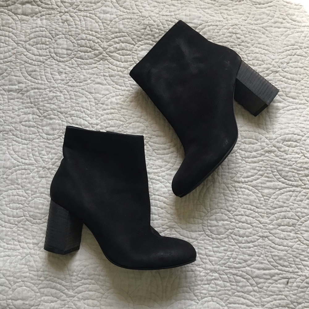 Black Suede Ankle Boots